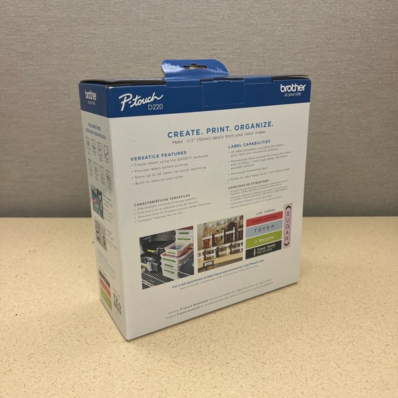 COPY - NWT Brand New In Box Brother P-Touch Label Maker D220 White - Picture 2 of 8
